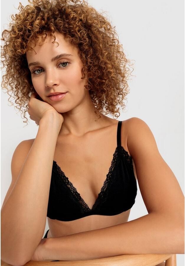 LSCN by LASCANA Bralette met delicate kant-bies (1-delig) - Foto 2