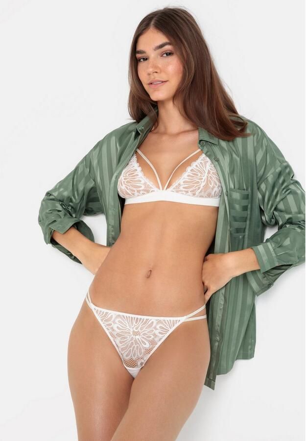 LSCN by LASCANA Bralette van bladeren kant (1-delig) - Foto 3