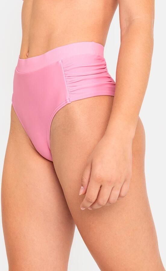 LSCN by LASCANA Highwaist-bikinibroekje GINA met modieuze aanrimpelingen - Foto 4