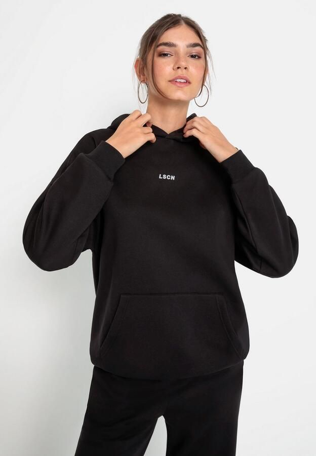 LSCN by LASCANA Hoodie met opgezette kangoeroezak - Foto 5