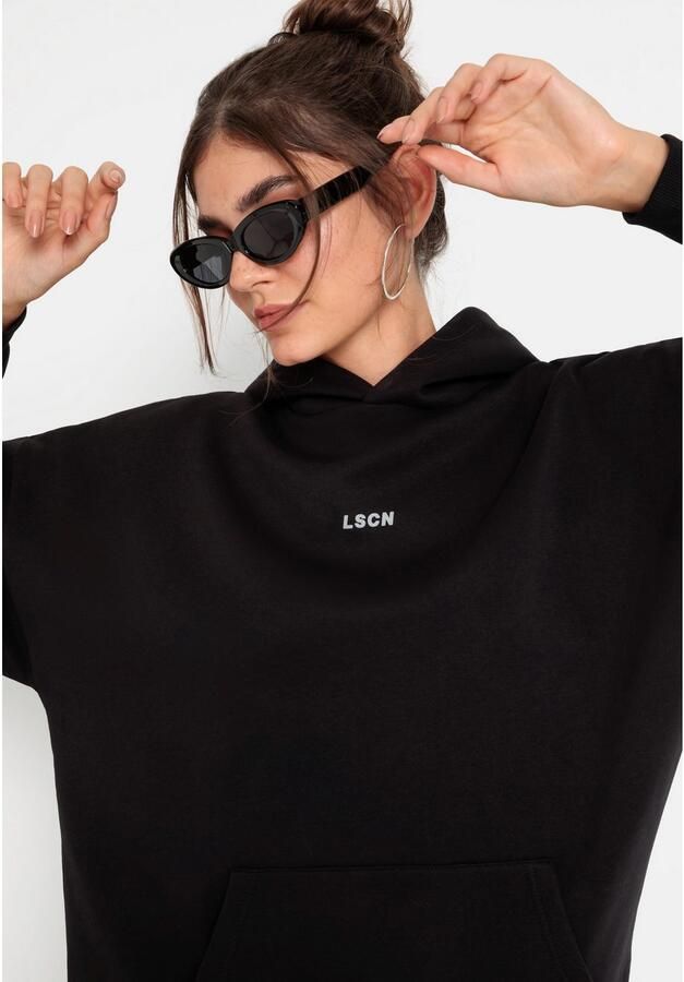 LSCN by LASCANA Hoodie met opgezette kangoeroezak - Foto 3