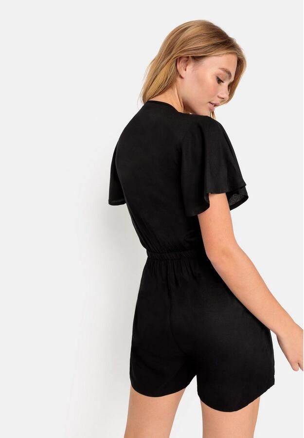 LSCN by LASCANA Korte jumpsuit van geweven viscose - Foto 2