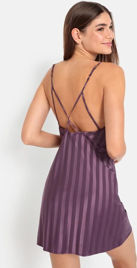 LSCN by LASCANA Negligé in elegant streepdesign (1-delig) - Foto 7