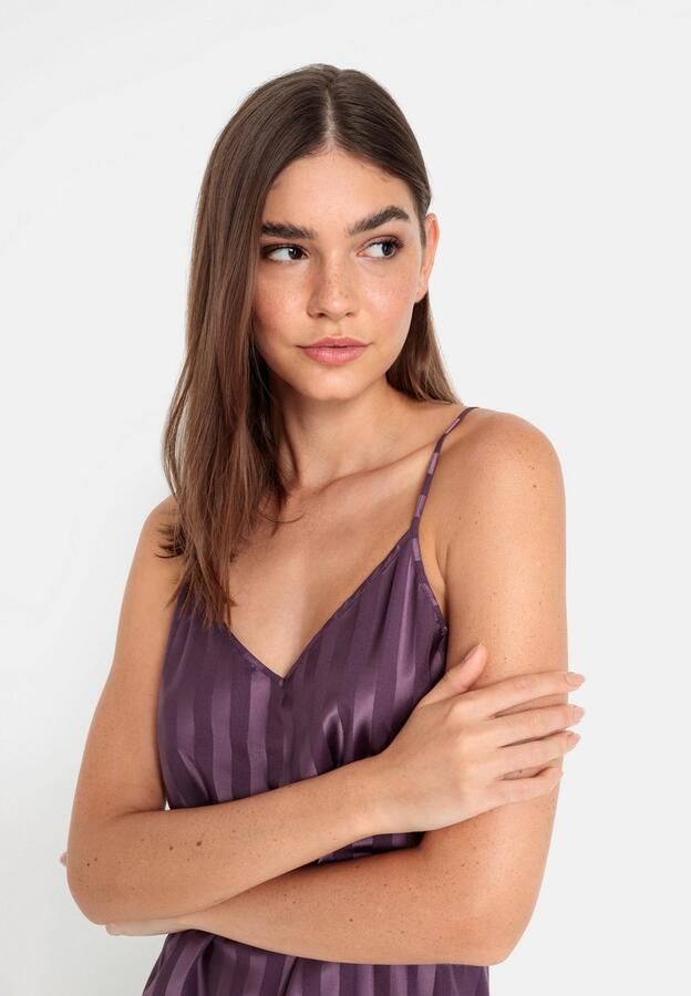 LSCN by LASCANA Negligé in elegant streepdesign (1-delig) - Foto 3