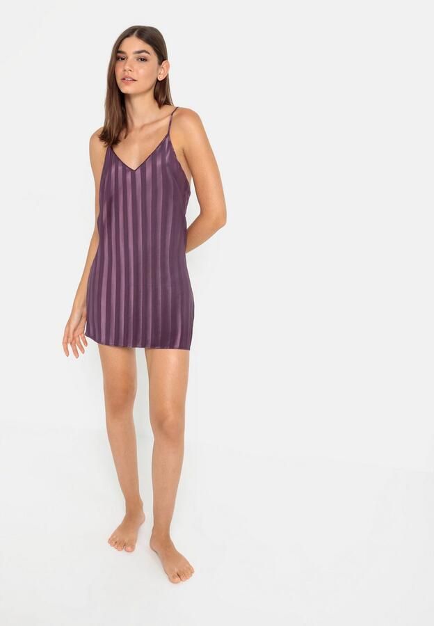 LSCN by LASCANA Negligé in elegant streepdesign (1-delig) - Foto 4
