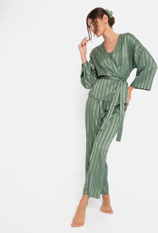 LSCN by LASCANA Pyjama in kimono-stijl (set 2-delig) - Foto 7