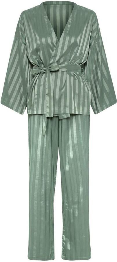 LSCN by LASCANA Pyjama in kimono-stijl (set 2-delig) - Foto 6