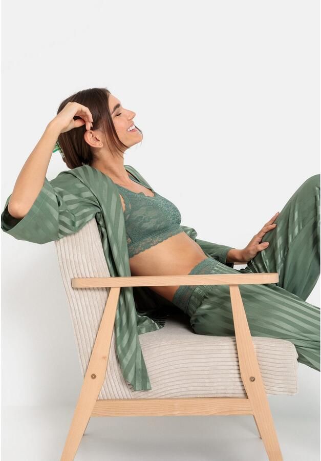 LSCN by LASCANA Pyjama in kimono-stijl (set 2-delig) - Foto 2