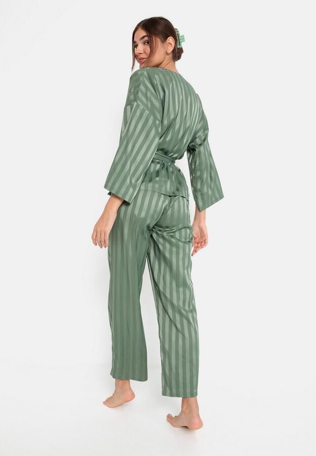 LSCN by LASCANA Pyjama in kimono-stijl (set 2-delig) - Foto 4