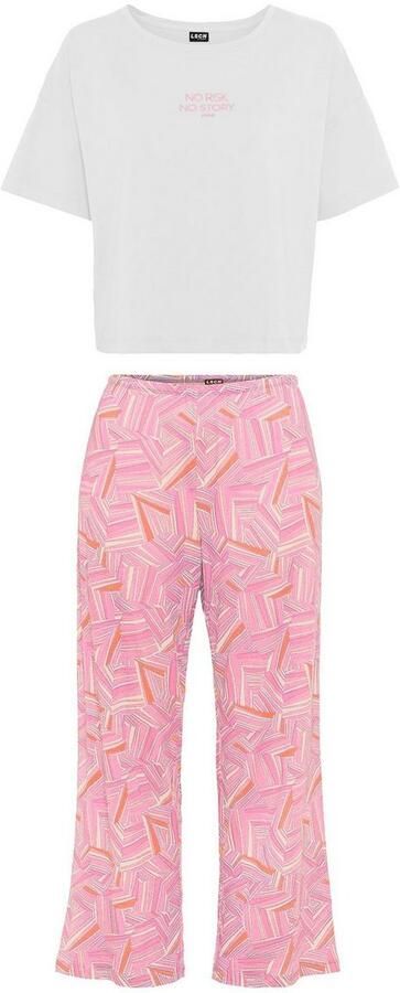LSCN by LASCANA Pyjama met mooie all-over print (2-delig) - Foto 4