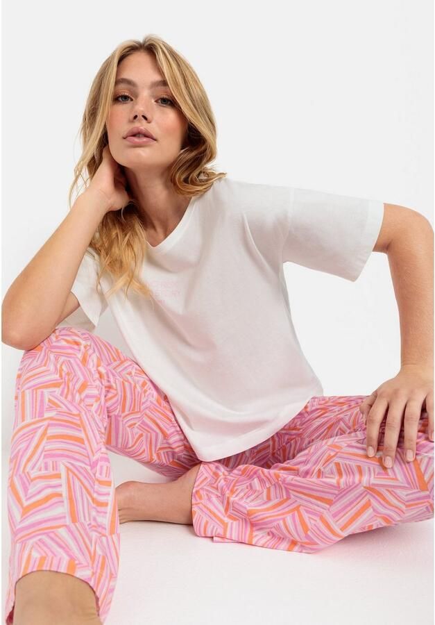 LSCN by LASCANA Pyjama met mooie all-over print (2-delig)