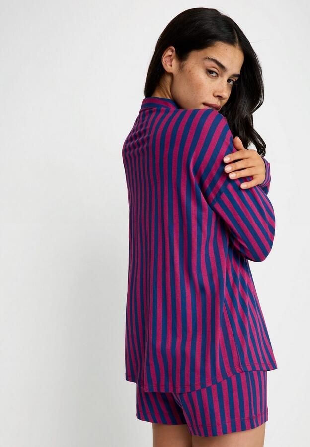 LSCN by LASCANA Shortama met mooi strepenprint (2-delig) - Foto 5