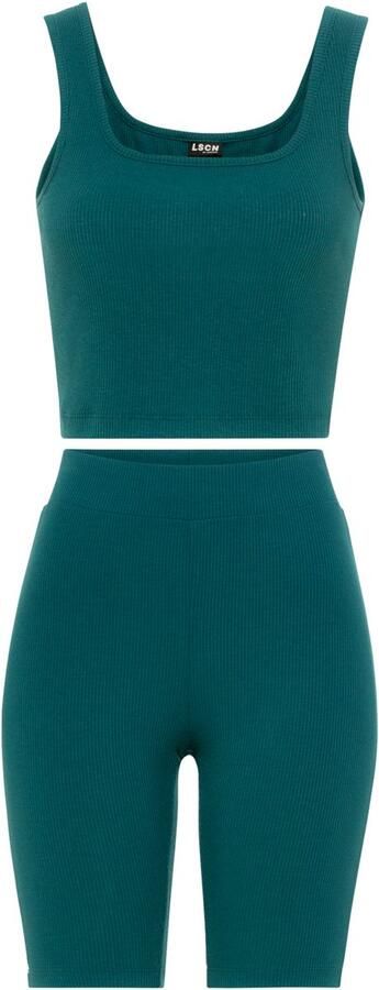 LSCN by LASCANA Shortama Set wielershort en -top (2-delig) - Foto 4