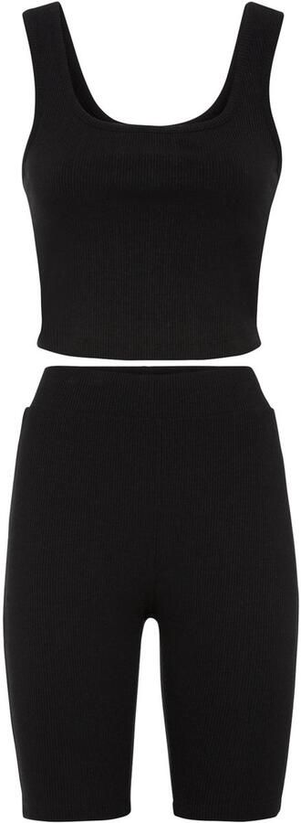 LSCN by LASCANA Shortama Set wielershort en -top (2-delig) - Foto 3