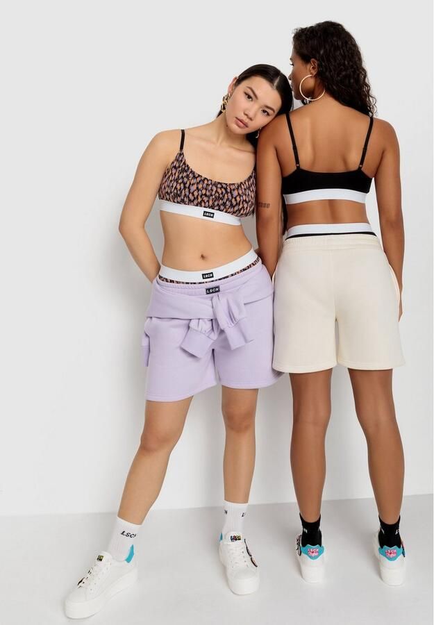 LSCN by LASCANA Sweatbroek met geribde broekband - Foto 2