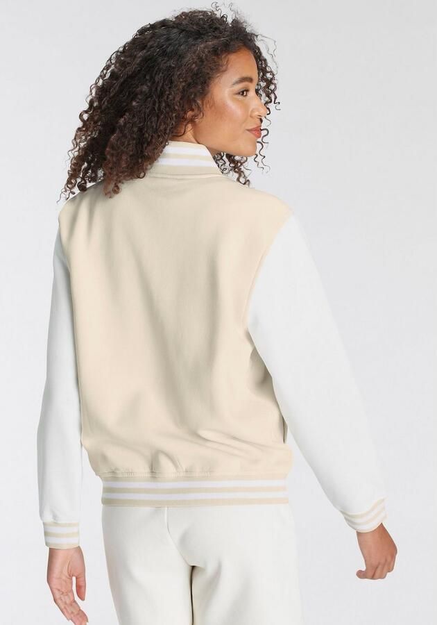 LSCN by LASCANA Sweatvest in college stijl loungeanzug - Foto 6