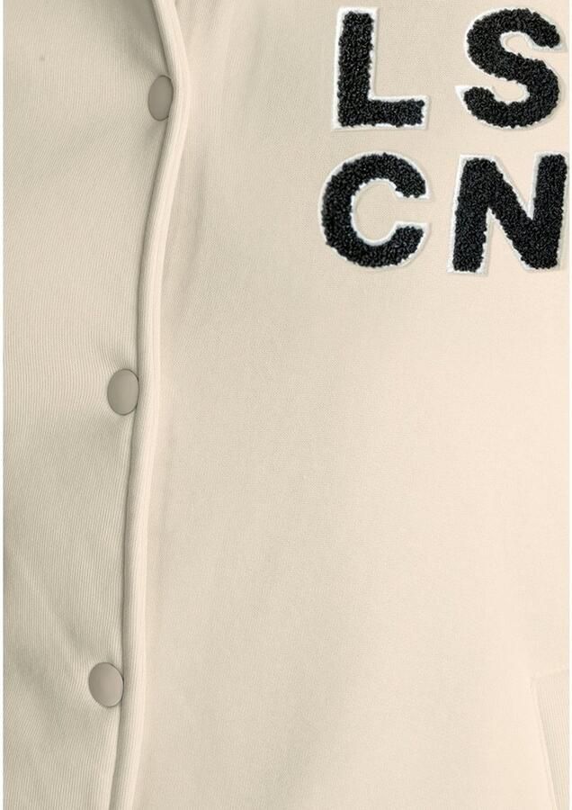 LSCN by LASCANA Sweatvest in college stijl loungeanzug - Foto 3