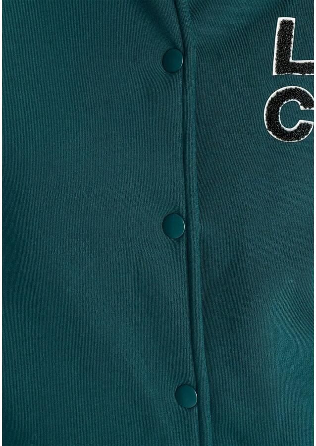 LSCN by LASCANA Sweatvest in college stijl loungeanzug - Foto 2