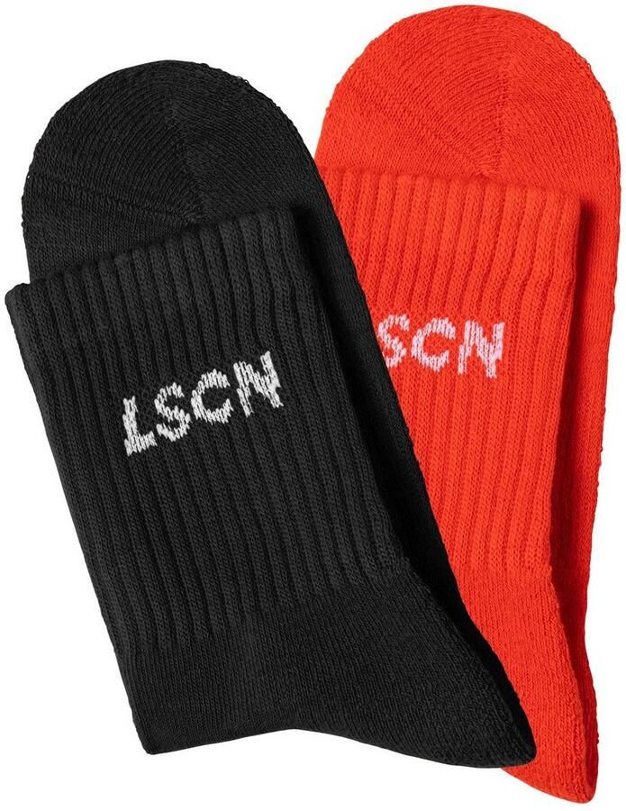 LSCN by LASCANA Tennissokken met badstof halve voet (set 2 paar) - Foto 3