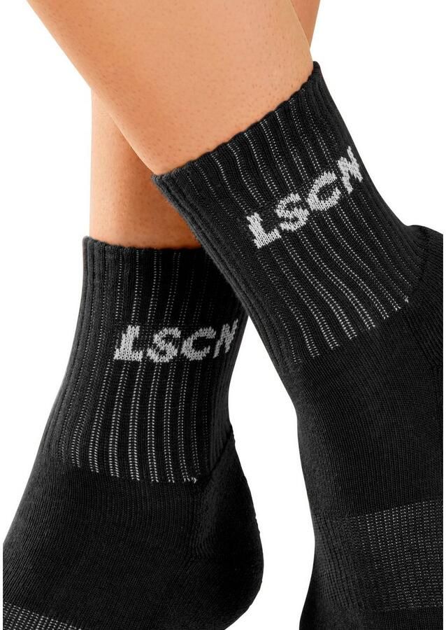 LSCN by LASCANA Tennissokken met badstof halve voet (set 2 paar) - Foto 5