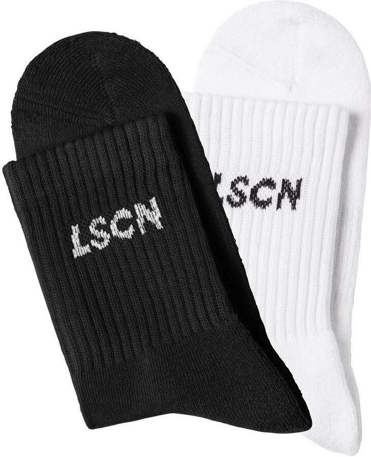 LSCN by LASCANA Tennissokken met badstof halve voet (set 2 paar) - Foto 4