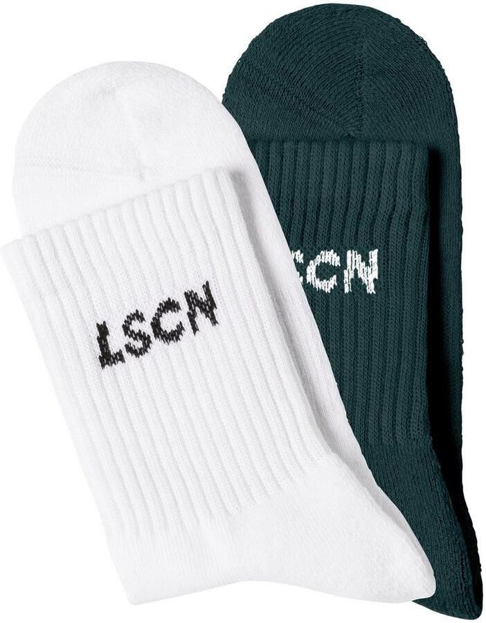 LSCN by LASCANA Tennissokken met badstof halve voet (set 2 paar) - Foto 3