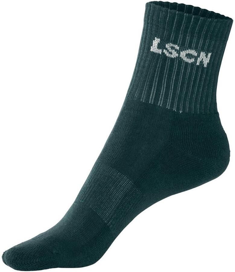 LSCN by LASCANA Tennissokken met badstof halve voet (set 2 paar)