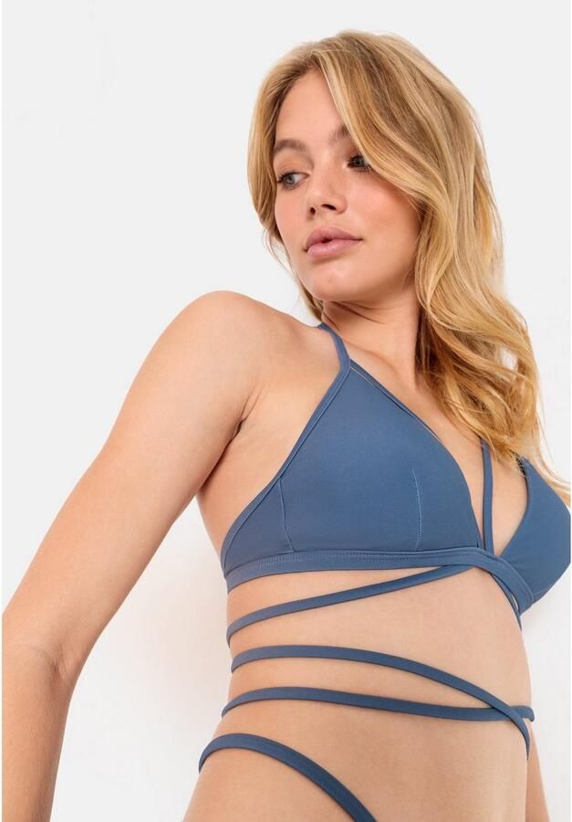LSCN by LASCANA Triangel-bikinitop GINA met lange bindband