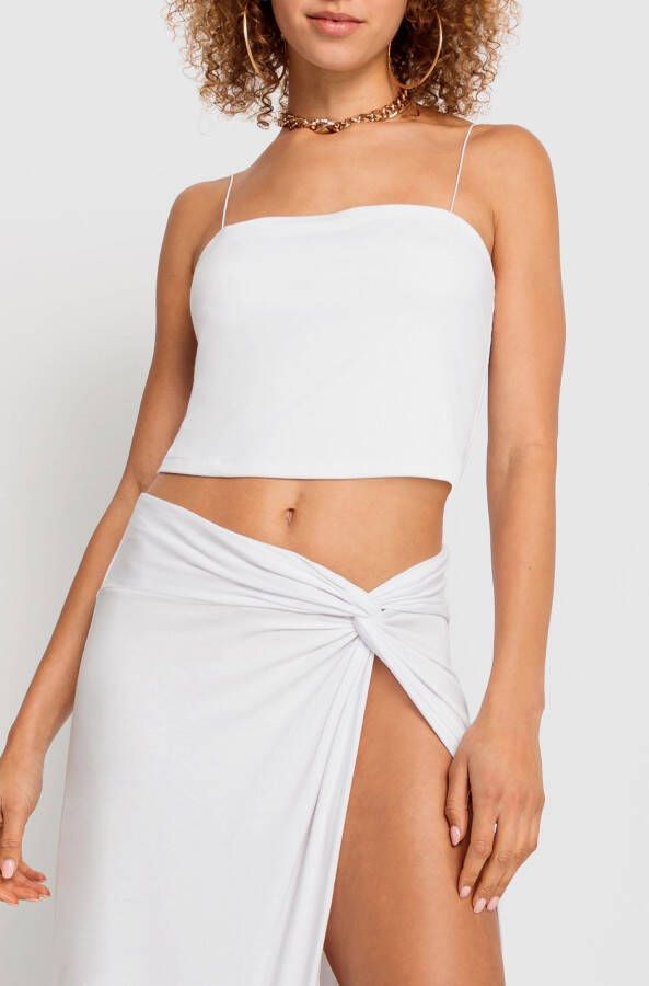 LSCN by LASCANA Top met spaghettibandjes en midi rok (set 2-delig En midi rok)