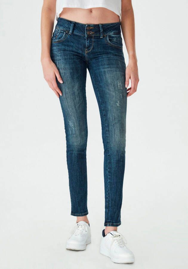 LTB Skinny jeans MOLLY met comfortabele band met 2 knopen voor een optimale pasvorm