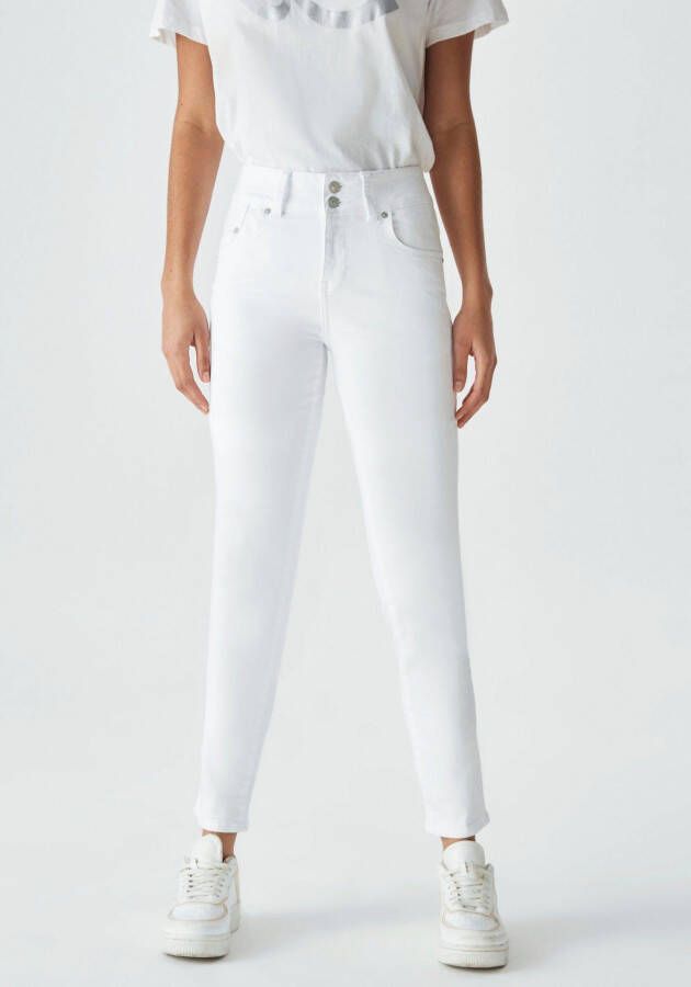 LTB Slim fit jeans MOLLY HIGH SMU met zeer smalle pijpen en hoge taillehoogte