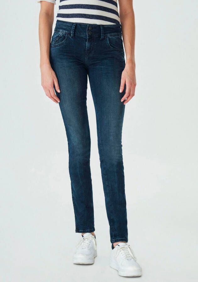 LTB Slim fit jeans MOLLY met dubbele knoopsluiting & stretch