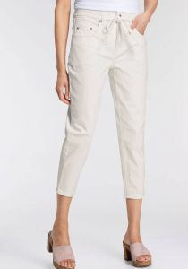 MAC Ankle jeans MINA Modern toelopend model met separate bindstrik in de taille