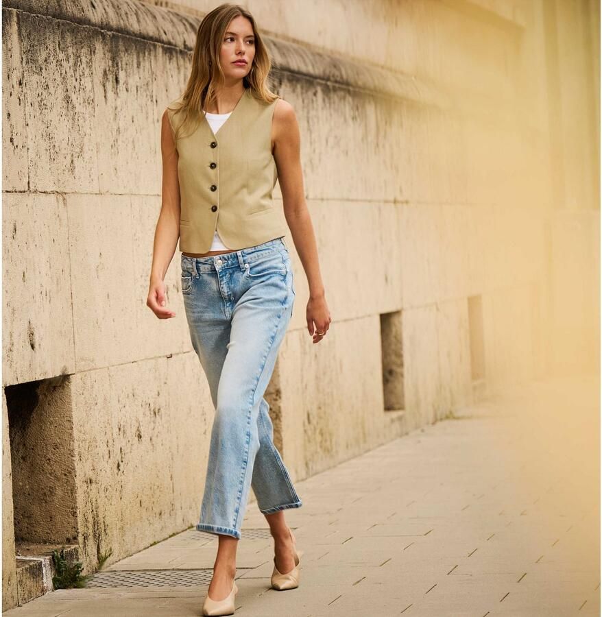 MAC Blauwe Straight Leg Jeans Blue Dames - Foto 4