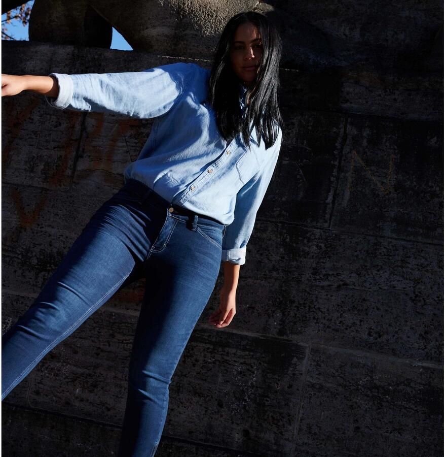 MAC 7 8 jeans Dream Chic Verkort model met ritssluiting - Foto 3