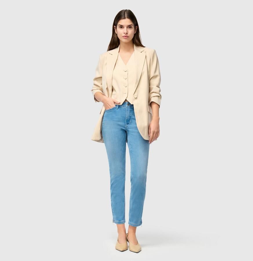 MAC 7 8 jeans Dream Chic Verkort model met ritssluiting - Foto 2