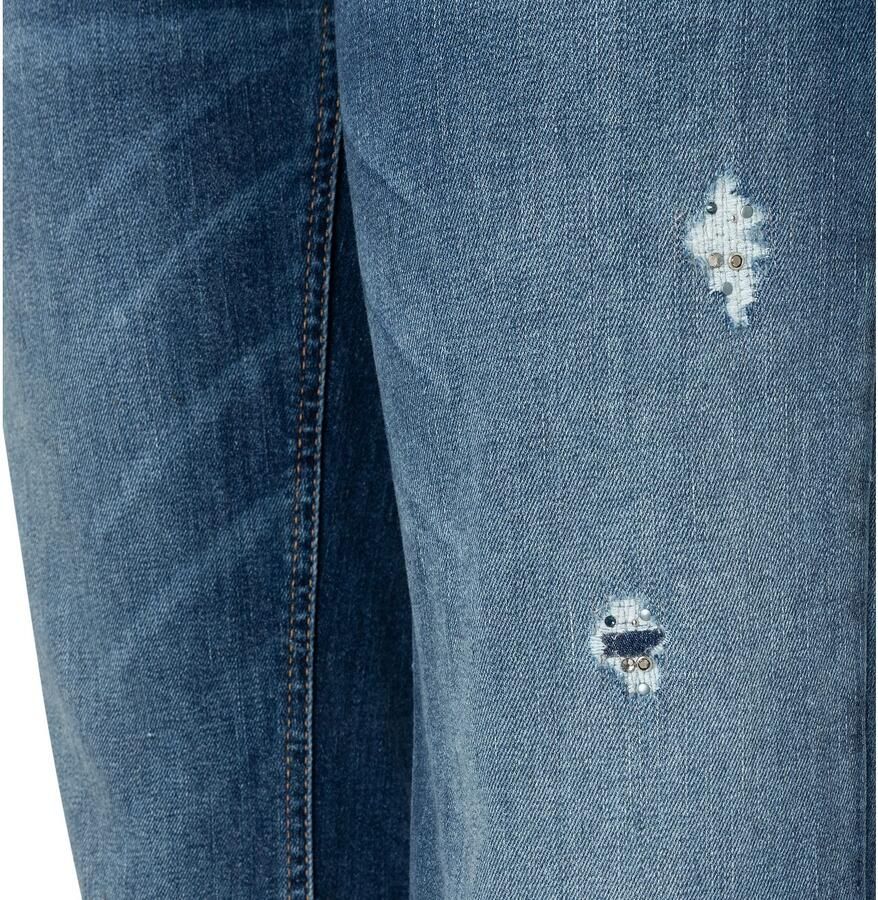 MAC Straight leg jeans in destroyed-look model 'Laura' - Foto 2