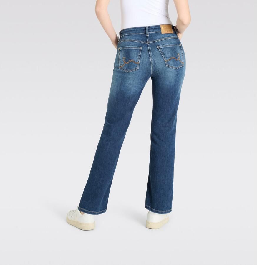 MAC Straight leg jeans in destroyed-look model 'Laura' - Foto 5