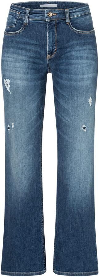MAC Straight leg jeans in destroyed-look model 'Laura' - Foto 11