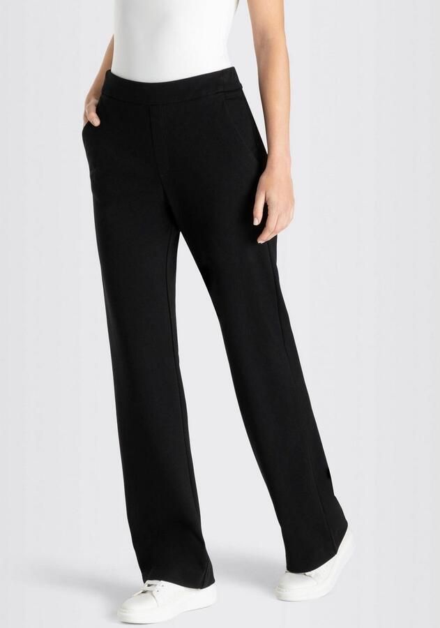 MAC Straight fit stoffen broek met elastische band model 'Chiara' - Foto 15