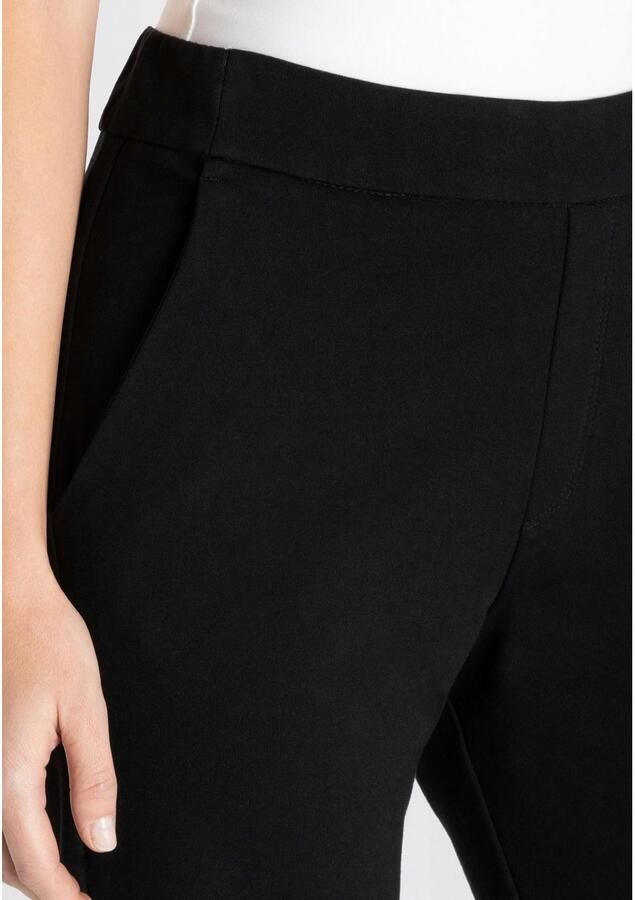 MAC Straight fit stoffen broek met elastische band model 'Chiara' - Foto 7