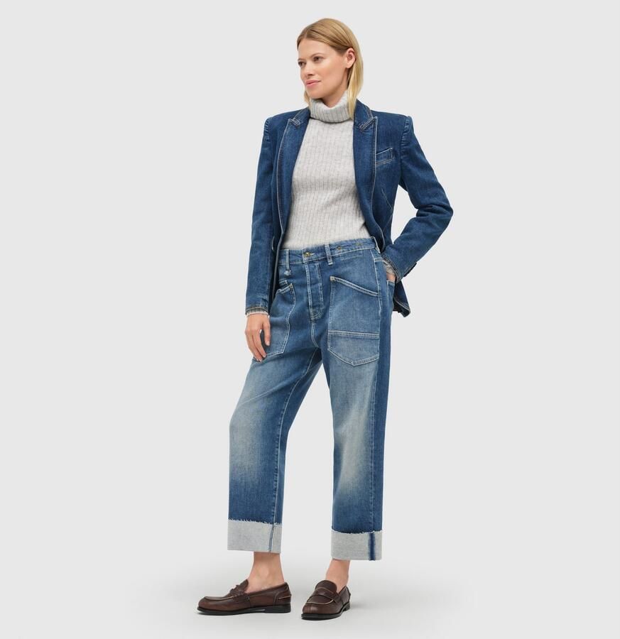 MAC Cropped Jeans Mid Blue Commercial Authentic Blue Dames - Foto 11