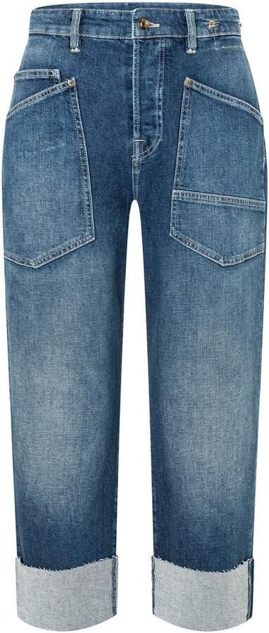 MAC Cropped Jeans Mid Blue Commercial Authentic Blue Dames - Foto 9