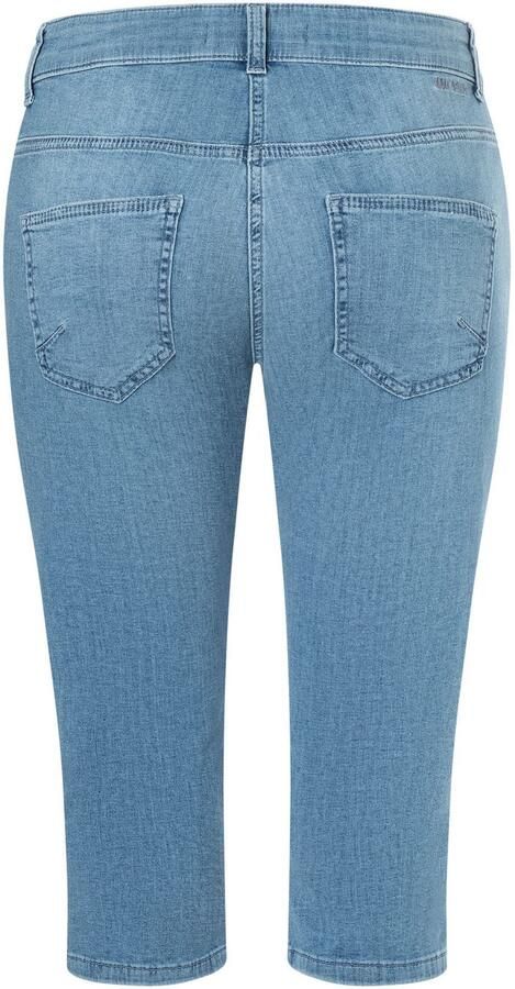 MAC Capri jeans Capri Ingelegde decoratieve plooien aan de zoom