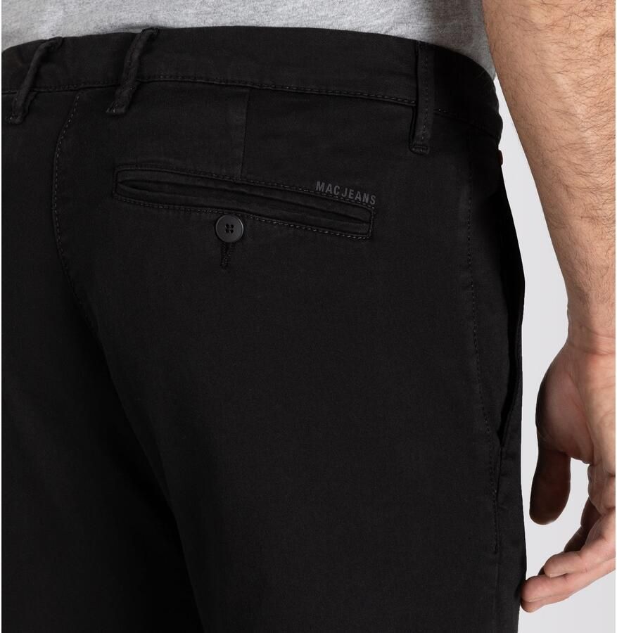 MAC Heren chino van hoge kwaliteit met rechte pasvorm Black Heren - Foto 4