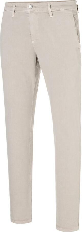 MAC Broek beige effen katoen zonder omslag - Foto 14