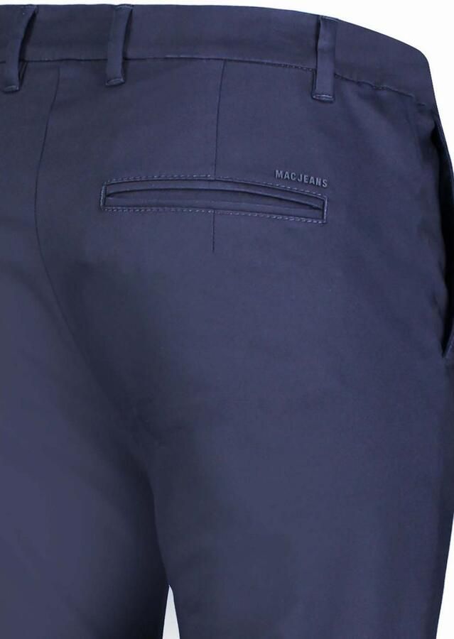MAC Donkerblauwe Katoenen Chino Broek Blue Heren - Foto 12