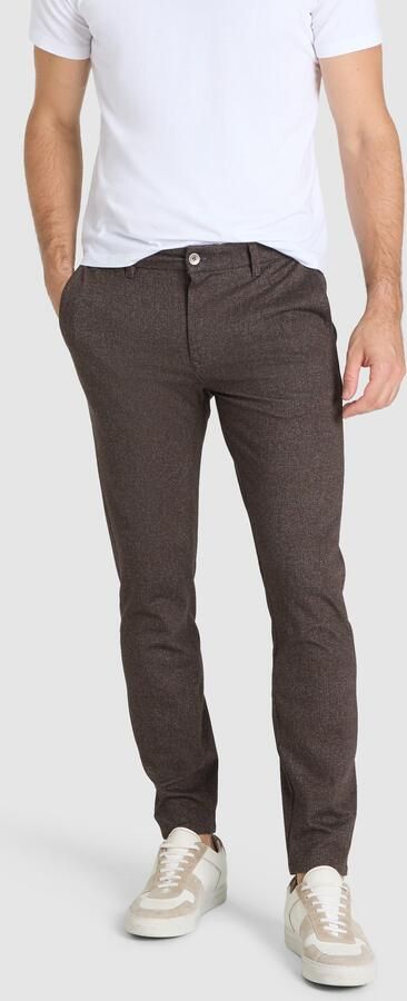 MAC Chino Broek Chino Griffin Bruin - Foto 7