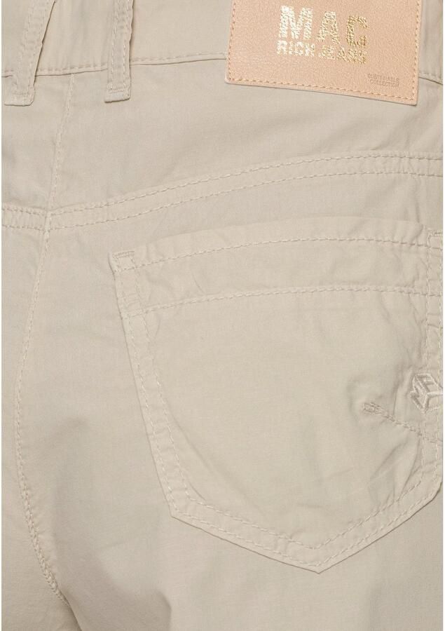 MAC Korte regular fit chino met ceintuurlussen - Foto 7