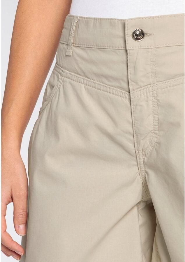 MAC Korte regular fit chino met ceintuurlussen - Foto 8